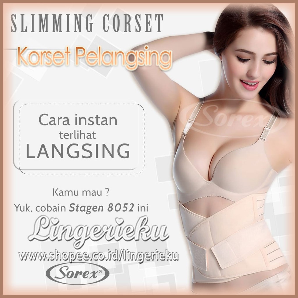 Sorex 8052 Stagen Korset Wanita Pelangsing Perut Dijamin Murah