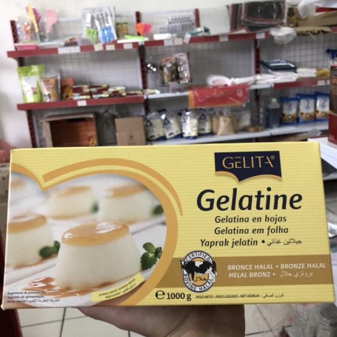 

Gelatin halal 5 lembar sapi gelattin gelatine leaves leaf daun pudding TERLARIS TERPERCAYA ORIGINAL