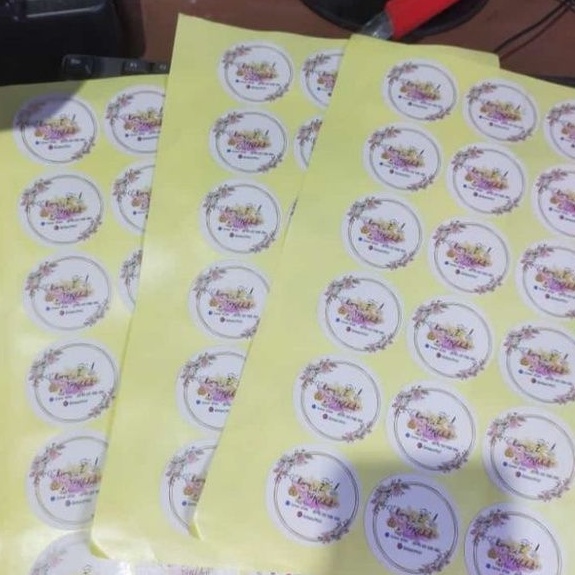 

Stiker Produk | A4 | A3 | + Cutting