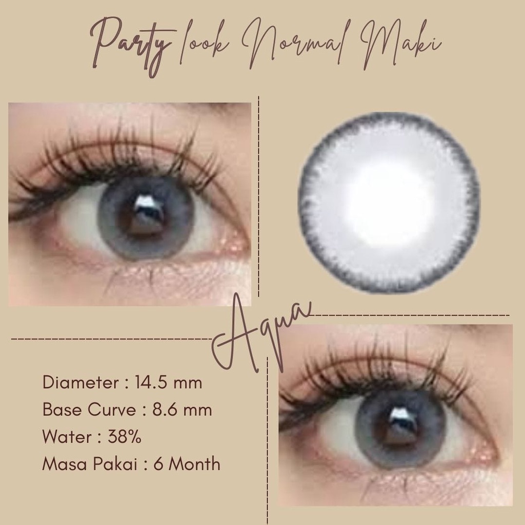 SOFTLENS WARNA PARTY LOOK MAKI NORMAL