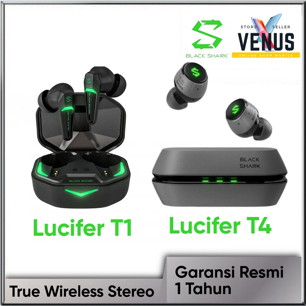 Black Shark Lucifer T1 / BlackShark Lucifer T4 TWS Gaming Earbuds Earphone Wireless