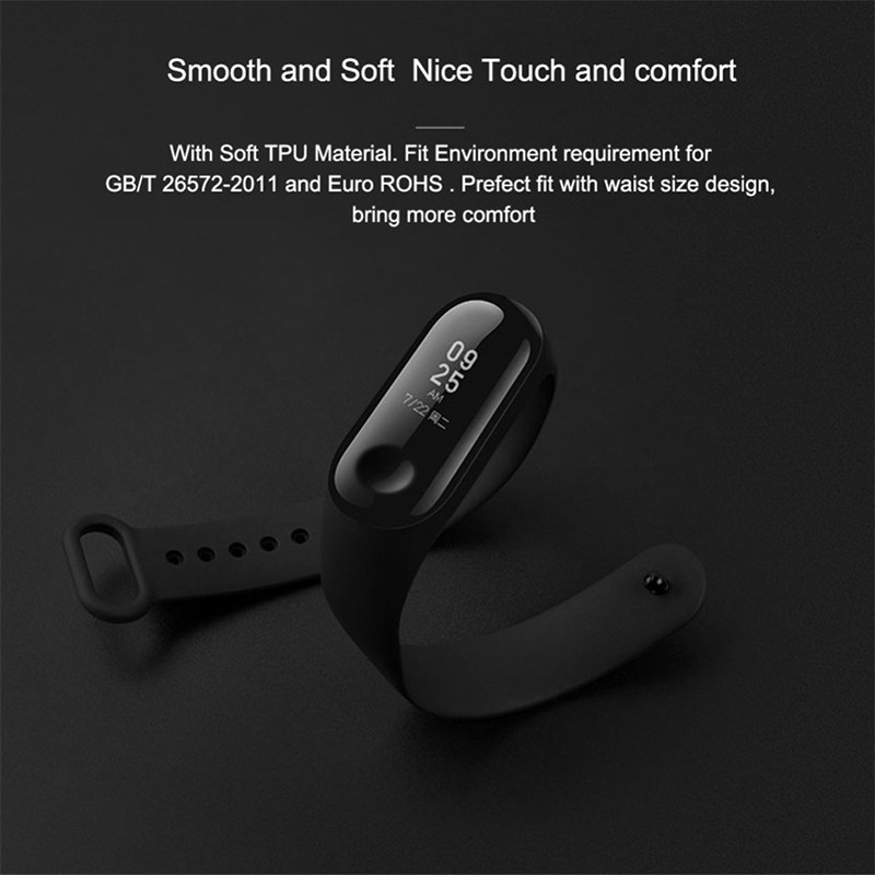 Tali Jam Tangan Xiaomi Miband 3/4 Mi Band Pengganti Silikon Warna-warni Strap