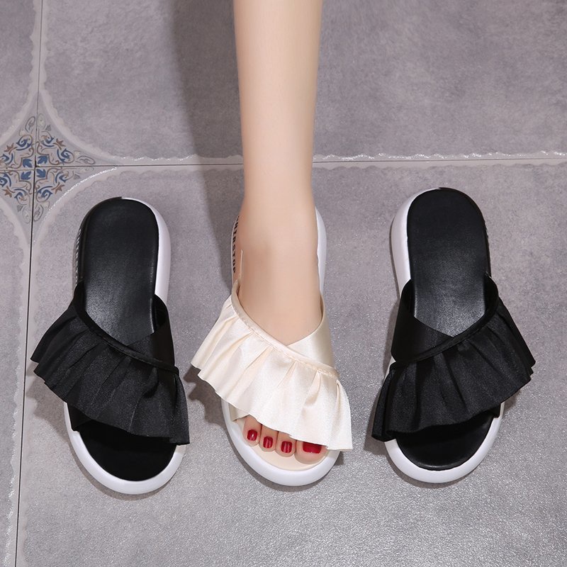 cind 5075,  sandal flat wanita import fashion sandal wanita cantik dan terpopular