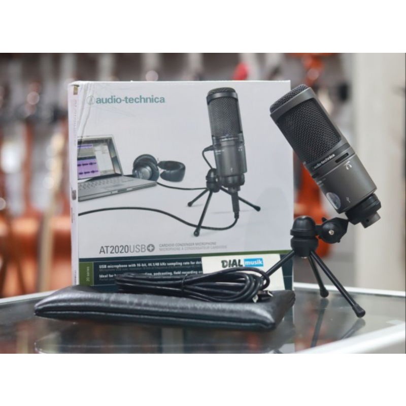Audio Technica AT2020USB Cardioid Condenser Mic USB Garansi Resmi - AT2020 USB - AT 2020