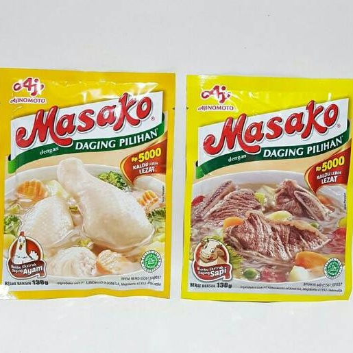

Masako Ajinomoto Penyedap Rasa 138gr