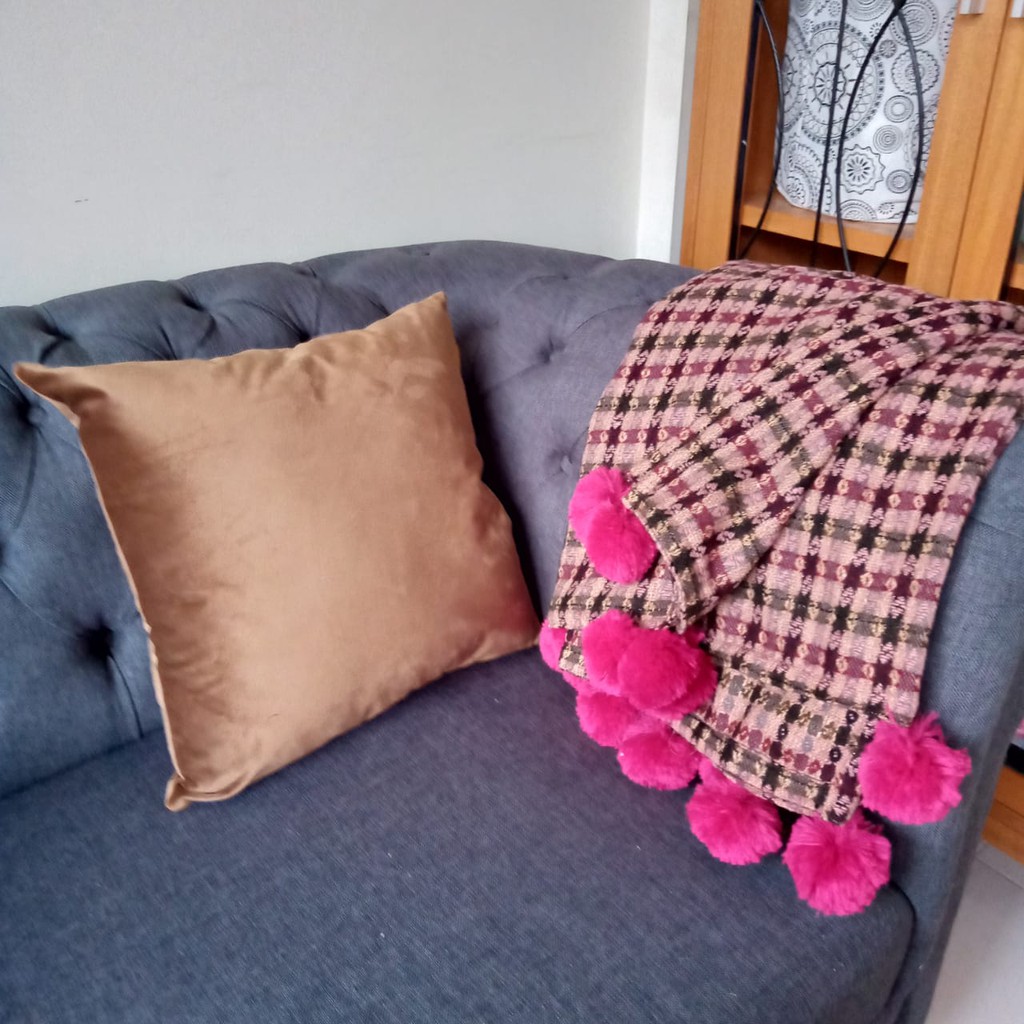 Throw Blanket Selimut Rajut Pink Shopee Indonesia Throw Blanket Selimut Rajut Pink Shopee Indonesia