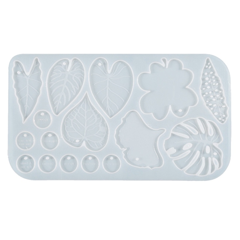 Siy Cetakan Silikon Bentuk Daun Clover Untuk Membuat Perhiasan / Liontin / Anting