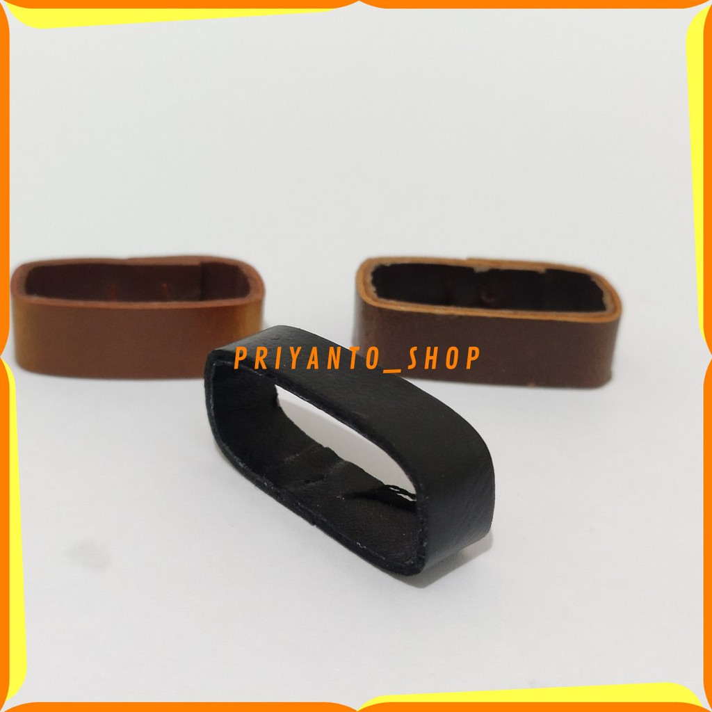 IKATAN TALI JAM TANGAN KULIT RING LOOP JAM TANGAN KULIT 22MM 24MM