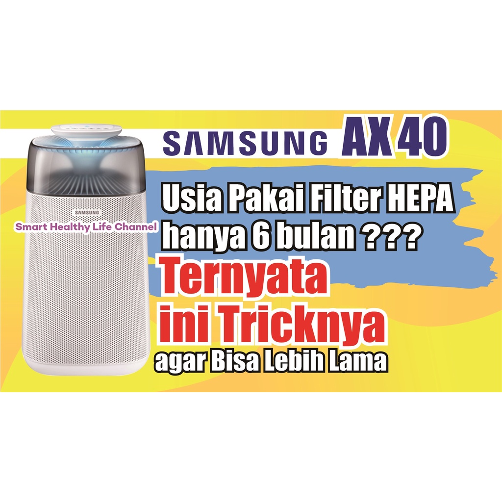 Layer HEPA Pure Cotton Filter Air Purifier SAMSUNG AX34 AX40 AX60 Ukuran Custom