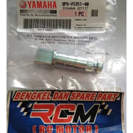 3P9-F5351-00 CAMSHAFT CAM SHAFT AS PAHAM REM RXKING RXKING RXK ORI ORIGINAL YAMAHA YGP ASLI