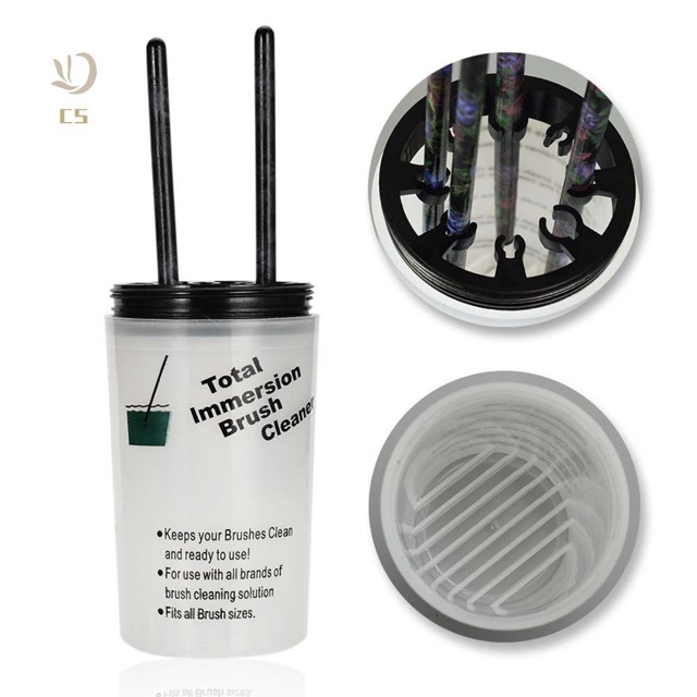 Brush holder nailart / botol tempat brush nail art tempat kuas cat brush cleanser