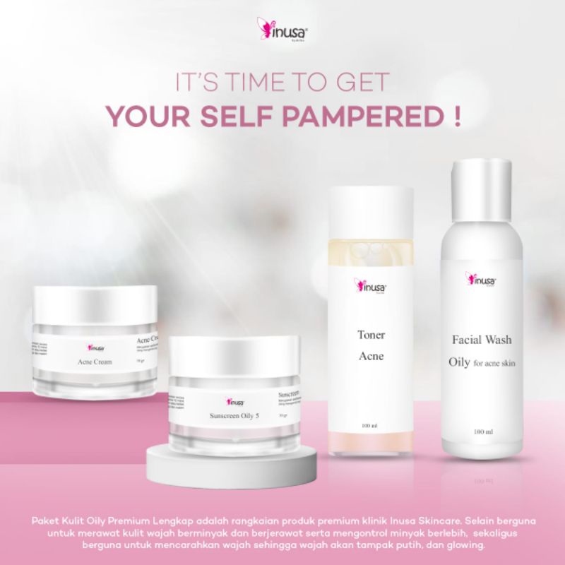 PAKET PREMIUM ACNE SERIES Inusa Skincare
