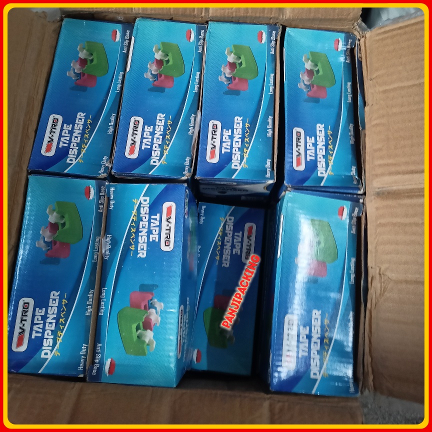

H7Y Tape Dispenser Solasi Pemotong Lakban Tempat selotip 1 inch / 1/2 inch