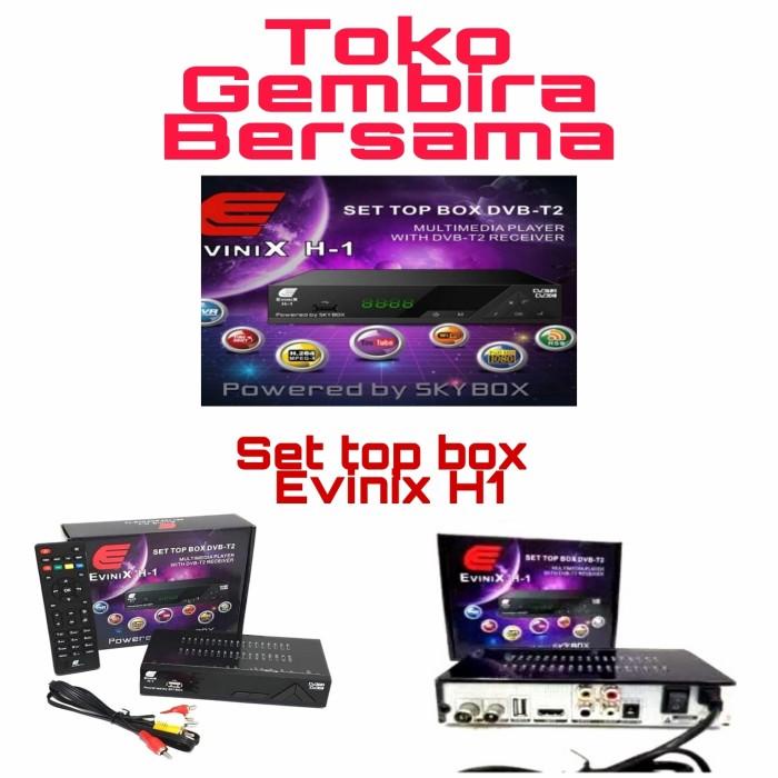 Set top box Dvb t2 Evinix Tv Digital Paket Lengkap