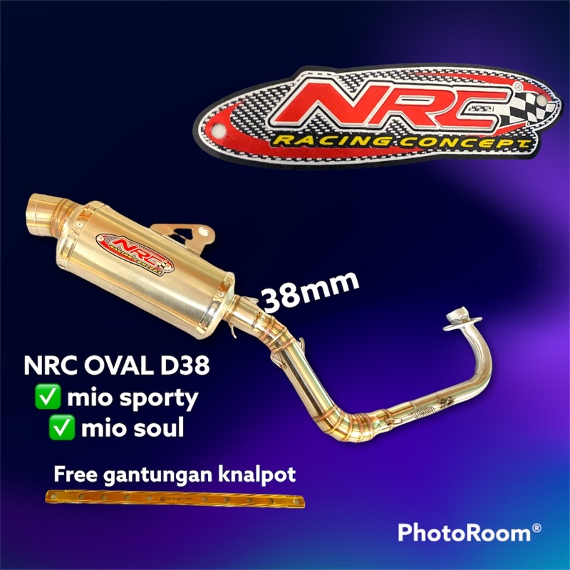 Knalpot Nrc oval dm38 mio sporty mio soul buka  best3 rcb dsm cld c3