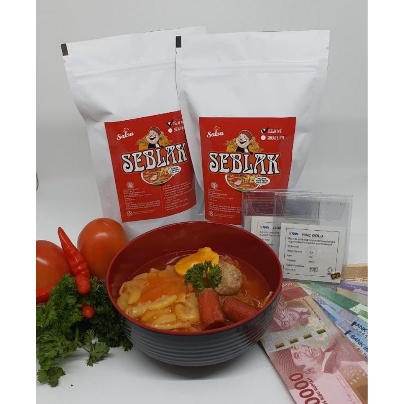 Seblak Berhadiah emas dan uang tunai - Snack berhadiah