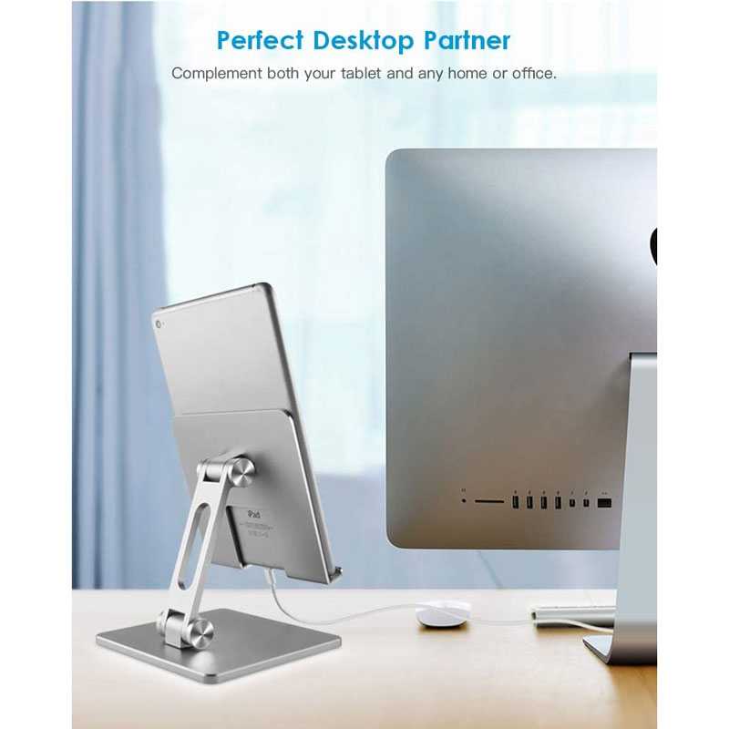 T-WOLF Dudukan Penahan Tablet Ipad Stand Holder 4-15.6 Inch - MT134 ( Mughnii )