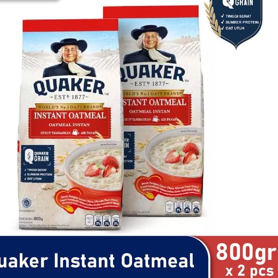 

Lariz manis--Quaker Instant Oatmeal 2 x 800 gr