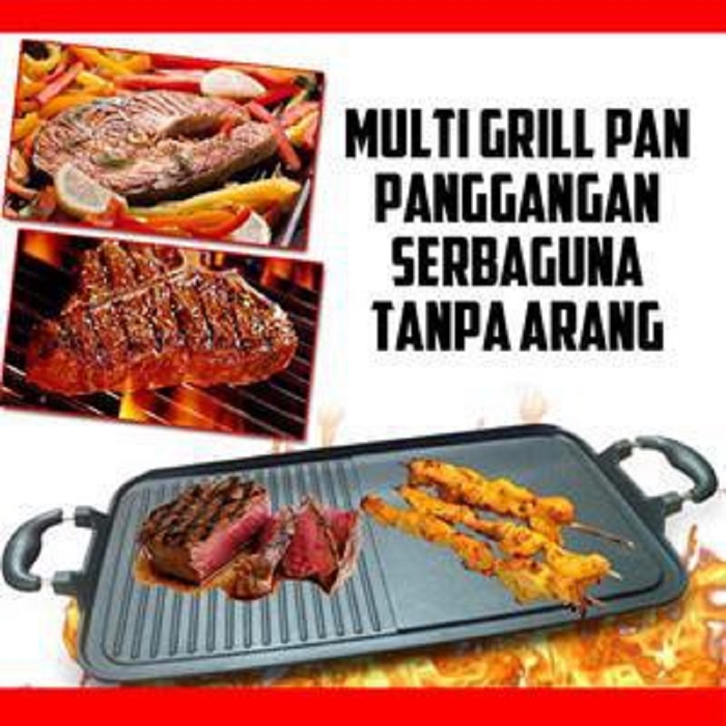 PANGGANGAN PAPAN GRILL PANJANG PANGGANGAN DI ATAS KOMPOR PANGGANGAN IKAN TANPA MINYAK