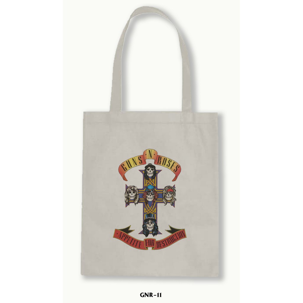 TOTE BAG BLACU 30X40 -Guns N' Roses 02