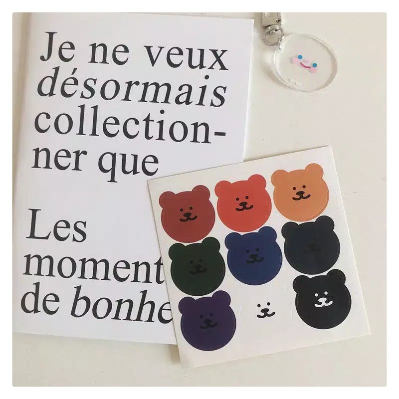 

1 LEMBAR STIKER KOREA TEMA BERUANG BEAR CUTE LUCU MURAH BULLET JURNAL DIY DIARY SCRAPBOOK