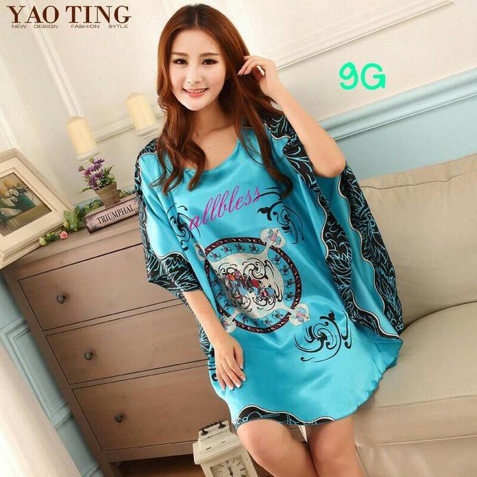 Dress Baju Tidur Daster Satin Model Kelelawar Fashion Best Quality