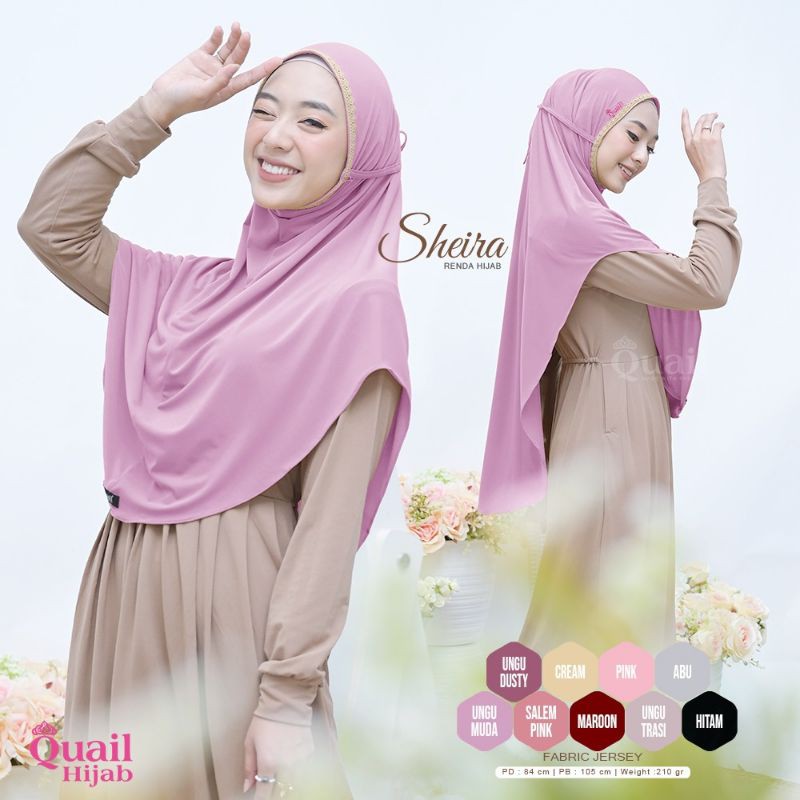 JILBAB INSTAN QUAIL ORI SHEIRA