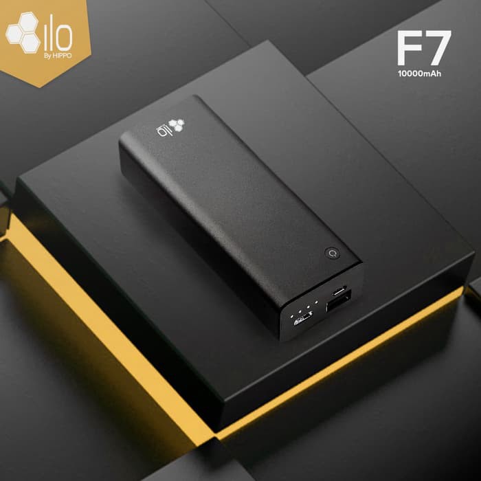 Hippo Power Bank Ilo F7 10000 mAh Smart Detect Charging FREE Pouch pb