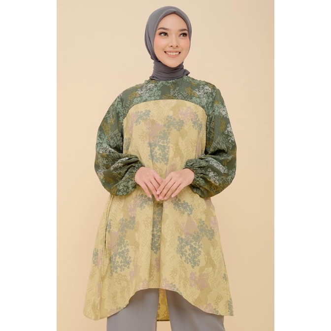ZM Zaskia Mecca - Xaza Seed Tunik - Romansa Khatulistiwa - Kemuning