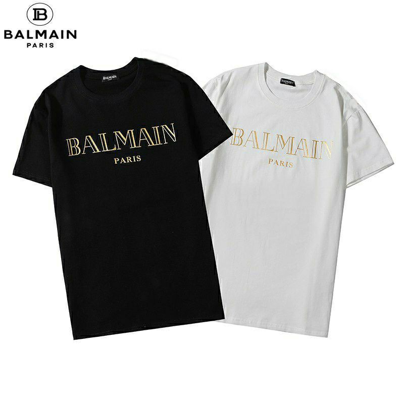 M - XXXXXL(6XL) Kaos BALMA1N PARIS Pria Wanita REAL BIGSIZE/ T-Shirt B4LMAIN JUMBO Atasan Oblong OVERSIZE Unisex