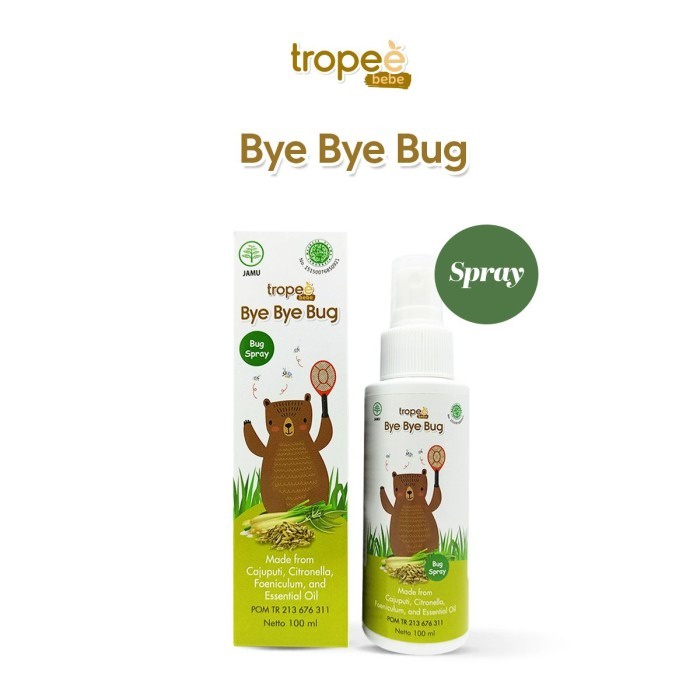 Tropee Bebe - Bye Bye Bug Spray 100ml