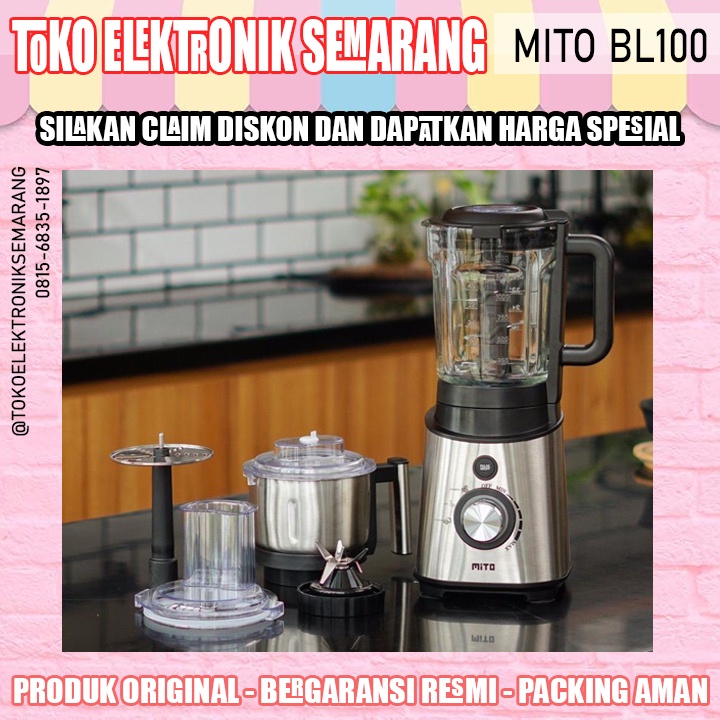 MITOCHIBA MITO FOOD PROCESSOR BL100 BL 100 OMNI BLADE MITO Blender BL 100 BL100 Food Processor BL-100 Omni Blade - Garansi Resmi