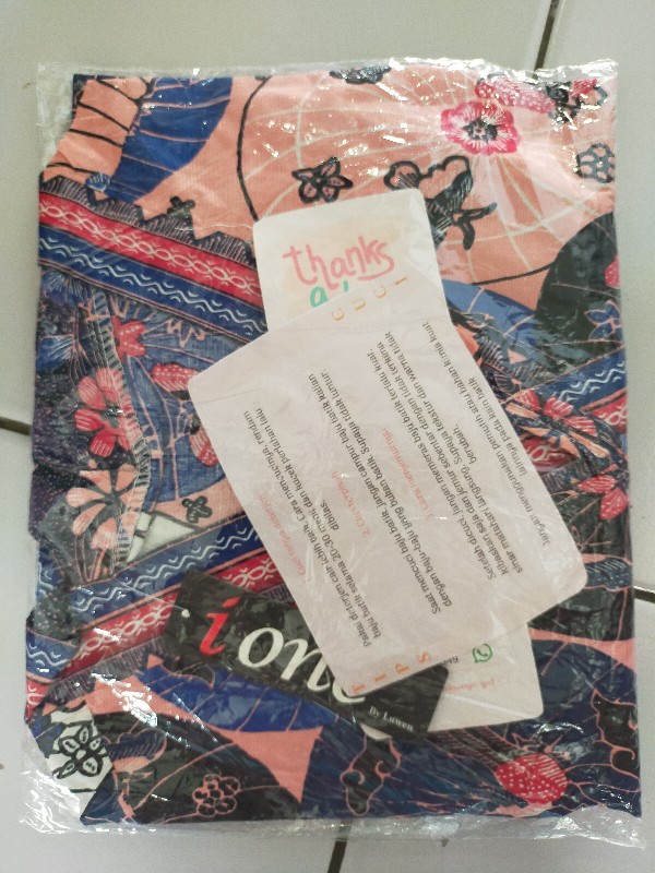 Blouse  267 Awi/kh# Atasan Batik Wanita Bahan Katun Stretch