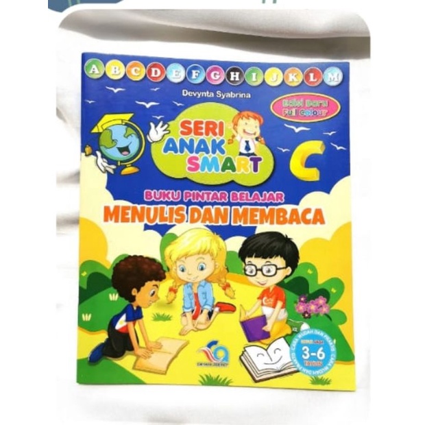 Buku Pintar Belajar Menulis & Membaca Seri Anak Smart untuk PAUD/TK/pra-SD (Full Color)