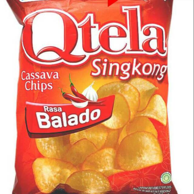 Qtela Keripik Singkong Balado 60g Shopee Indonesia