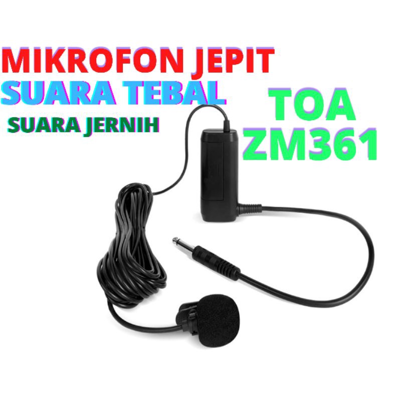 TOA MIC JEPIT ZM 361
