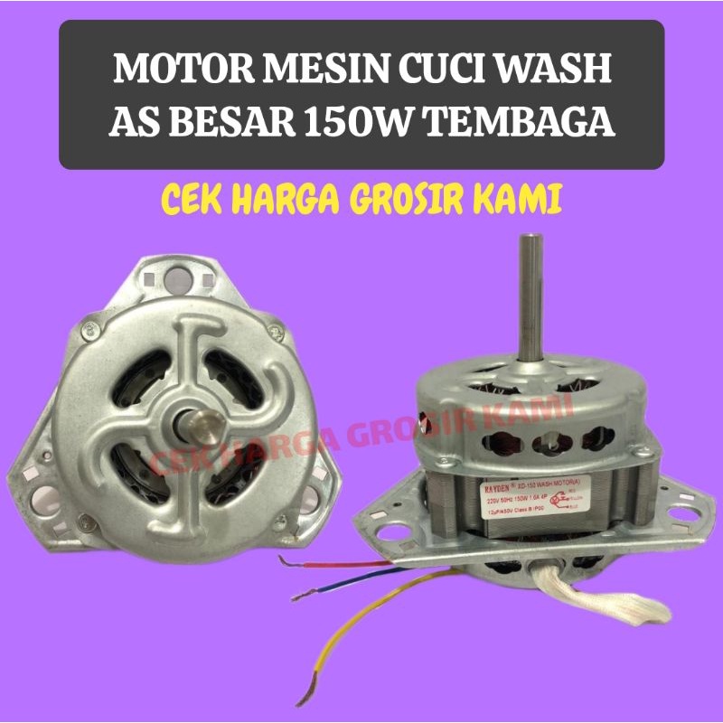 DINAMO MOTOR MESIN CUCI WASH AS BESAR 150W TEMBAGA