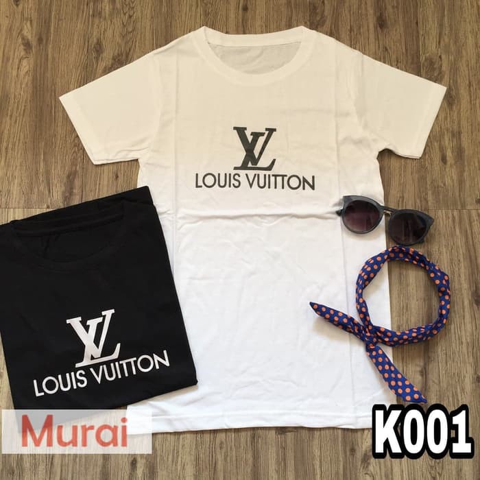 K001 - Kaos / Tumblr Tee / T-Shirt Wanita / Cewek Louis Vuitton Polos Op294