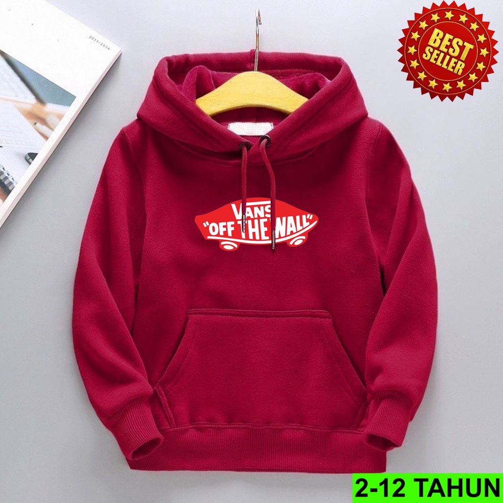 Hoodie Anak Laki Laki Perempuan / Hodie Vans Of The Wall Anak Usia 2 3 4 5 6 7 8 9 10 11 12 Tahun / Jaket Anak Cewek Cowok / Switer Distro Bisa Cod / Suiter Anak Terbaru / Sweeter Anak / Switer Anak