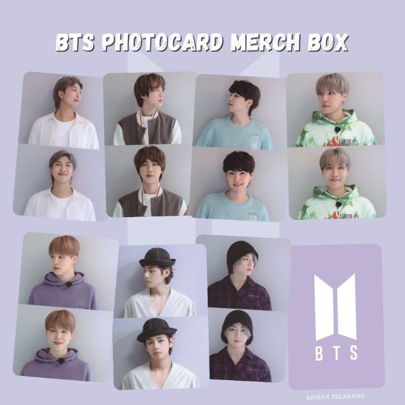 BTS PHOTOCARD MERCH BOX 3 PC
