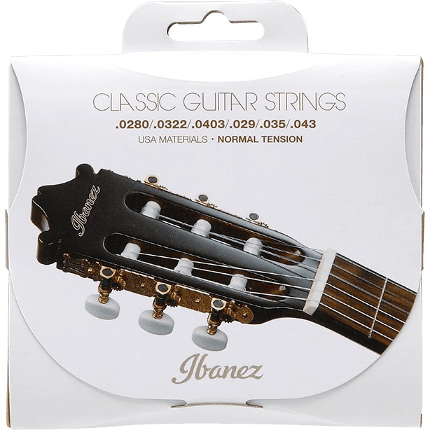 Ibanez ICLS6NT Classic Guitar Strings - Senar Gitar Akustik Nylon Normal Tension Original