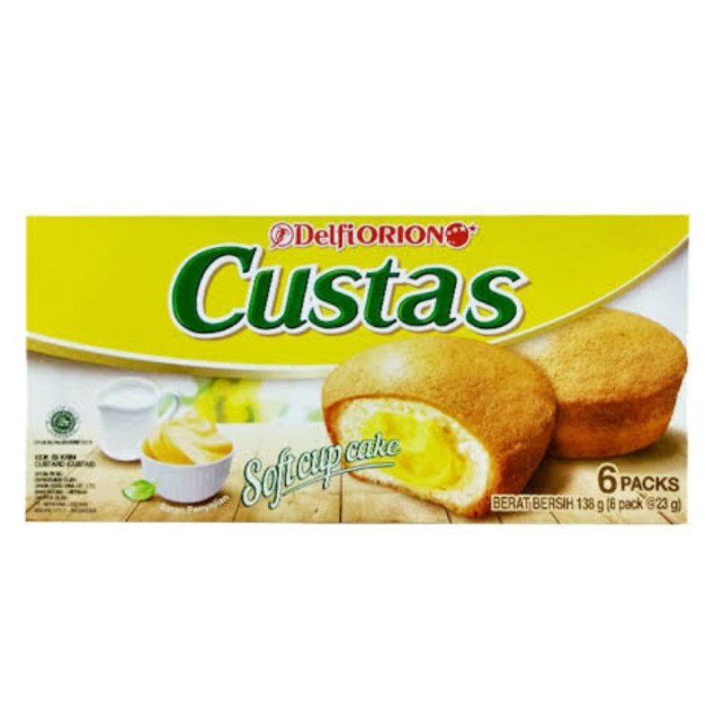 

Delfi Orion Custas Soft Cup Cake isi 6 Pack/138 gr