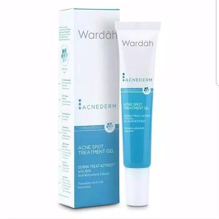 Wardah Acnederm Acne Spot Treatment Gel 15ml (100% Original)