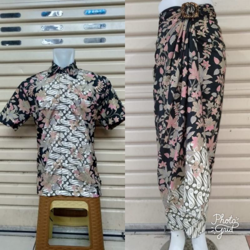 IndahKebaya | 50+ MOTIF / COUPLE ROK LILIT DAN KEMEJA PENDEK / COUPLE BATIK / ROK SPAN JUMBO MURAH