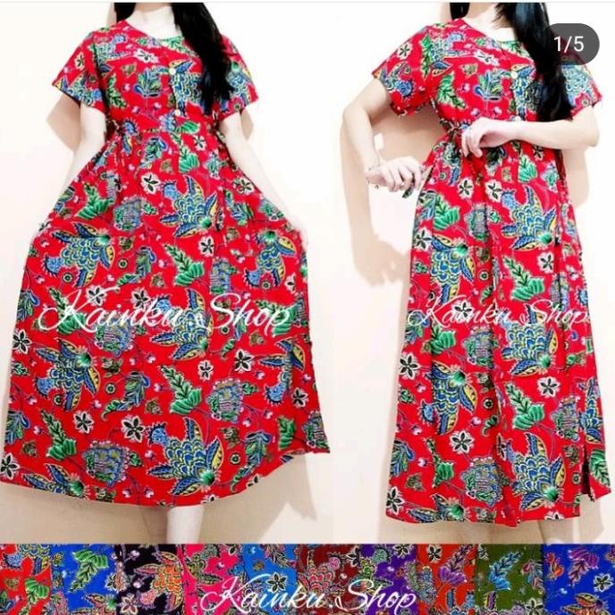 Daster Kencana Ungu Label Biru / Kub 47 .B