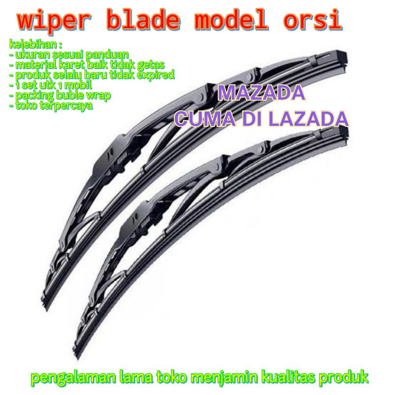 WIPER MOBIL 1 SET ISI 2 TOYOTA AVANZA XENIA SEGALA TAHUN MODEL BAWAAN MOBIL WIPER MOBIL BESI ML300