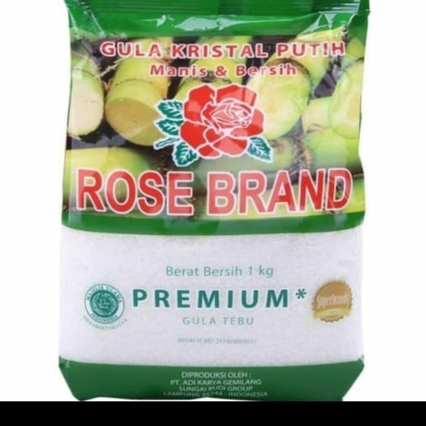 

GULA PASIR ROSE BRAND ROSEBRAND 1 KG