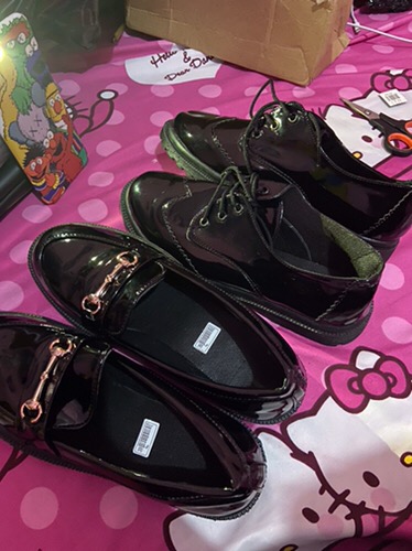 Sepatu Wanita Basic Docmart Tali / Sepatu Kasual Fkh 006