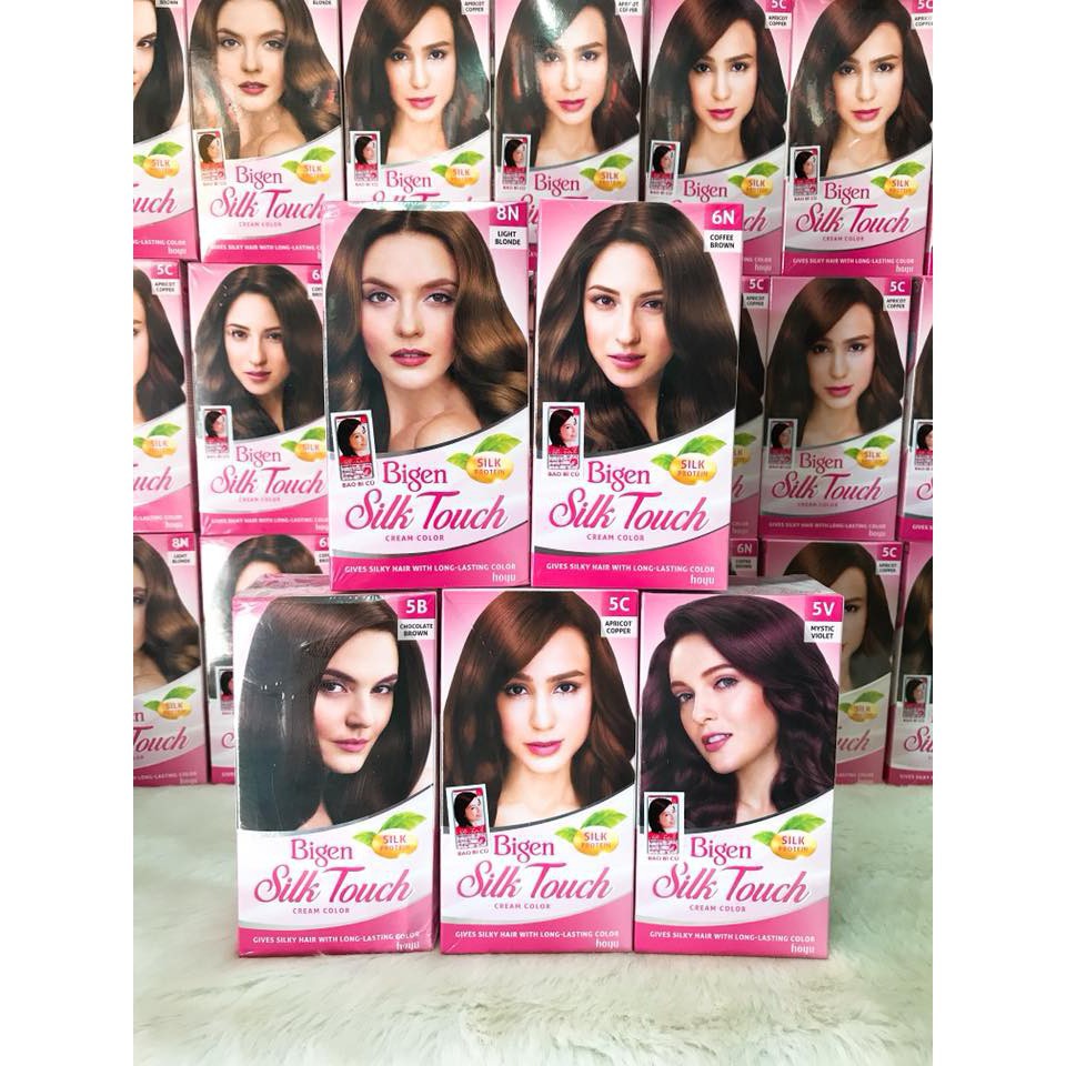 Bigen Silky Touch Cream Color (Kemasan Pink)