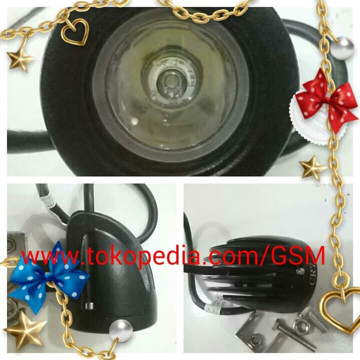 Lampu tembak LED CREE 10watt sorot kabut 10w worklight motor mobil Best seller